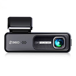 "HD dash cam with 1080p resolution, mounted on a car windshield, capturing clear and detailed footage of the road ahead. Ideal for drivers in the USA, ensuring safety and peace of mind during travels."