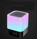 Bluetooth Speaker with Multi-coloured LED Nightlight and Alarm Clock